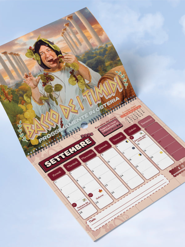 CALENDARIO TIMIDO 2026