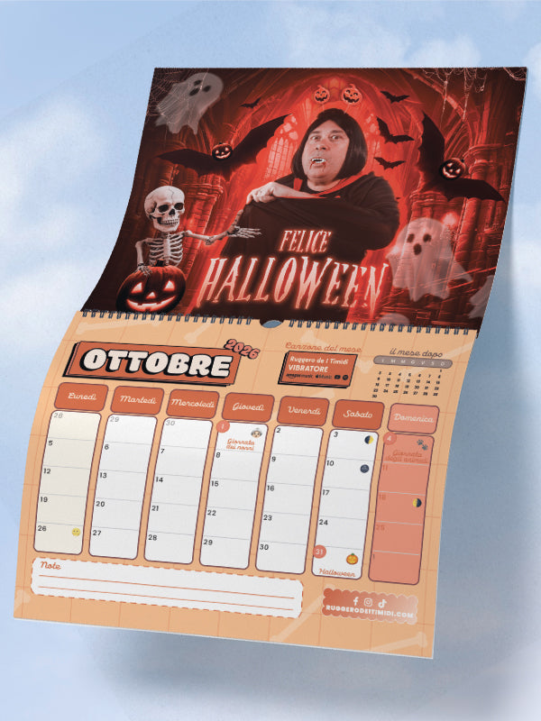 CALENDARIO TIMIDO 2026